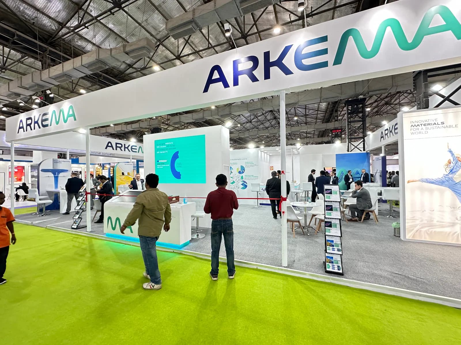 204 sqm Arkema Stall Paint India Mumbai — exhibition stand photo 2
