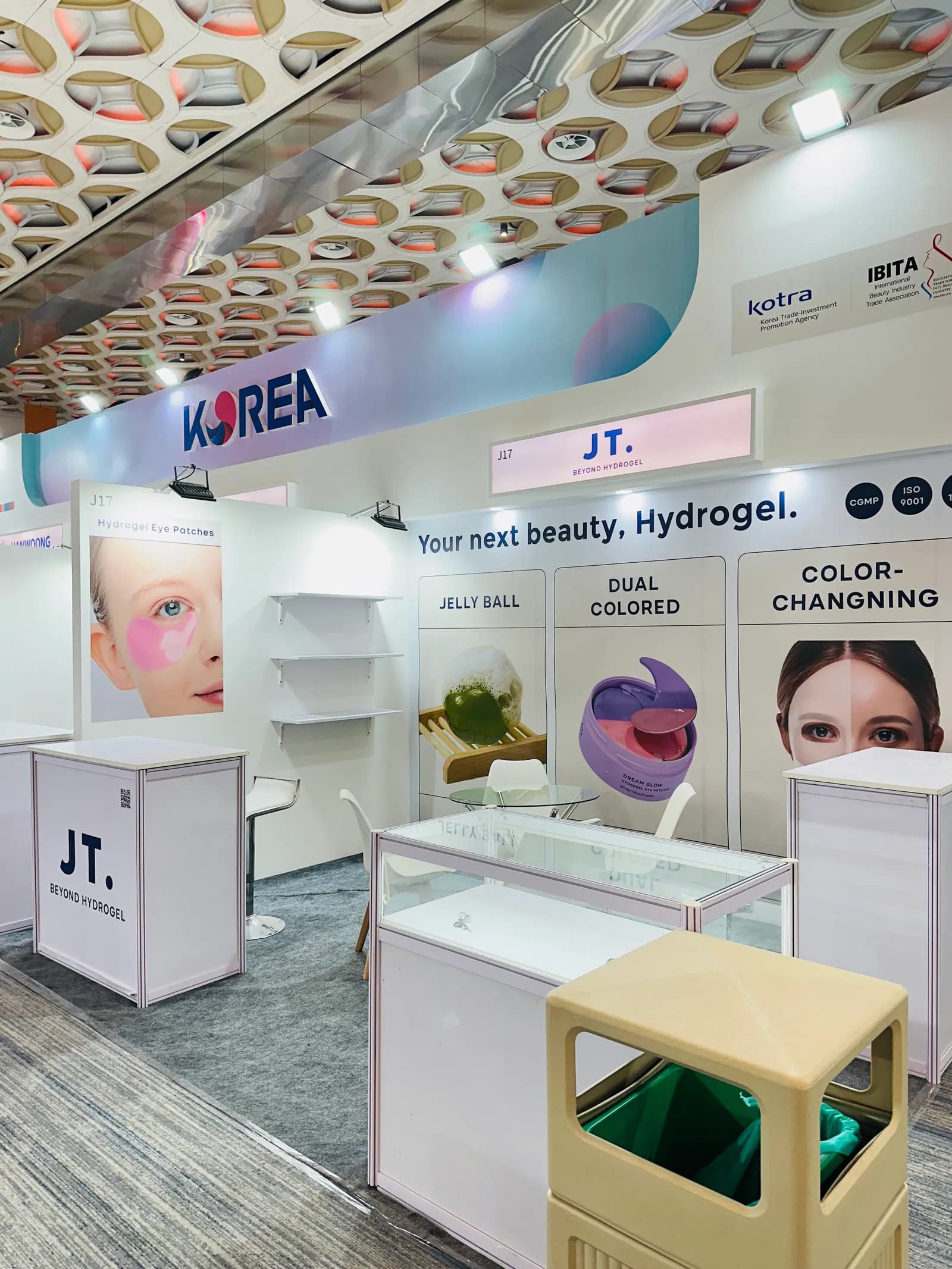 400 sqm Korea Pavilion Jio Cosmopro 2024 — exhibition stand photo 4