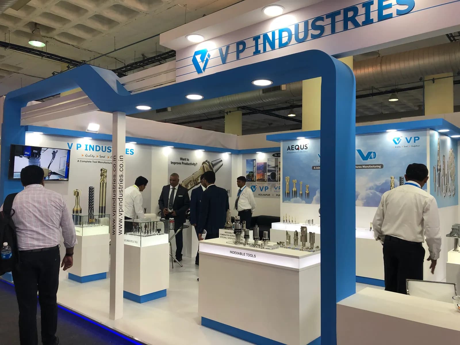 80 sqm @ IMTEX India BIEC Bangalore — exhibition stand photo 2
