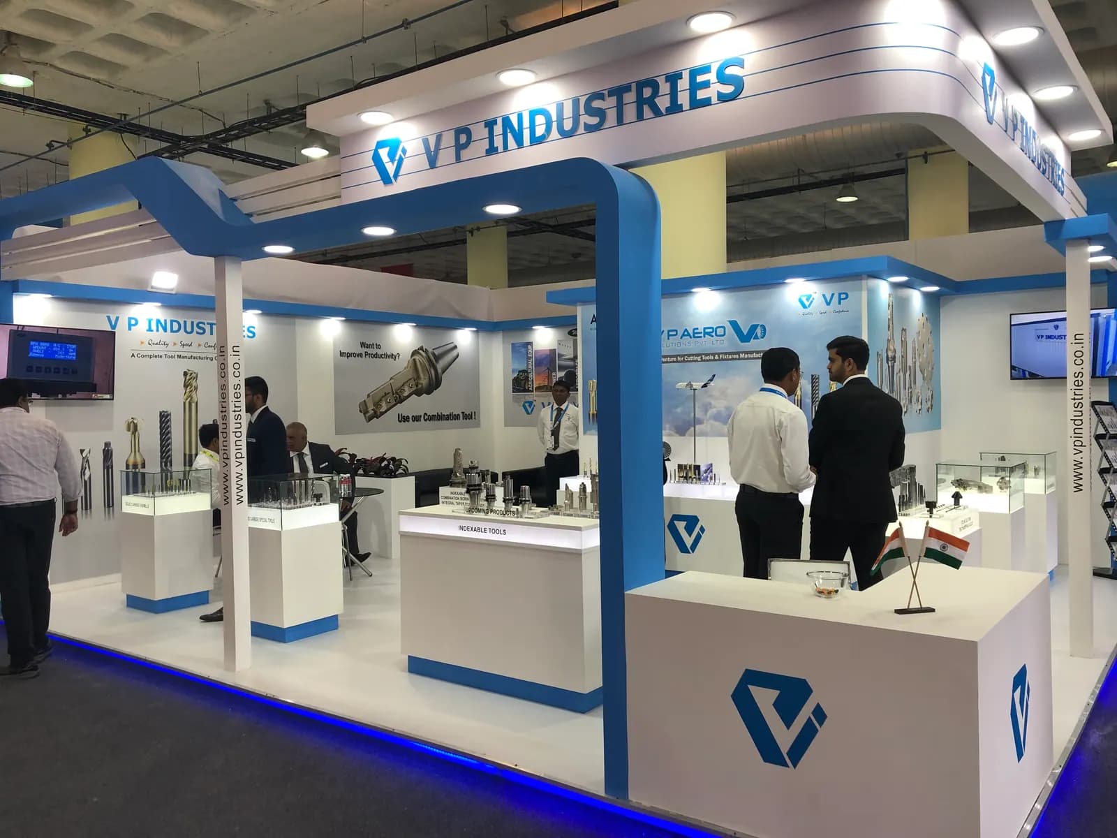 80 sqm @ IMTEX India BIEC Bangalore — exhibition stand photo 3