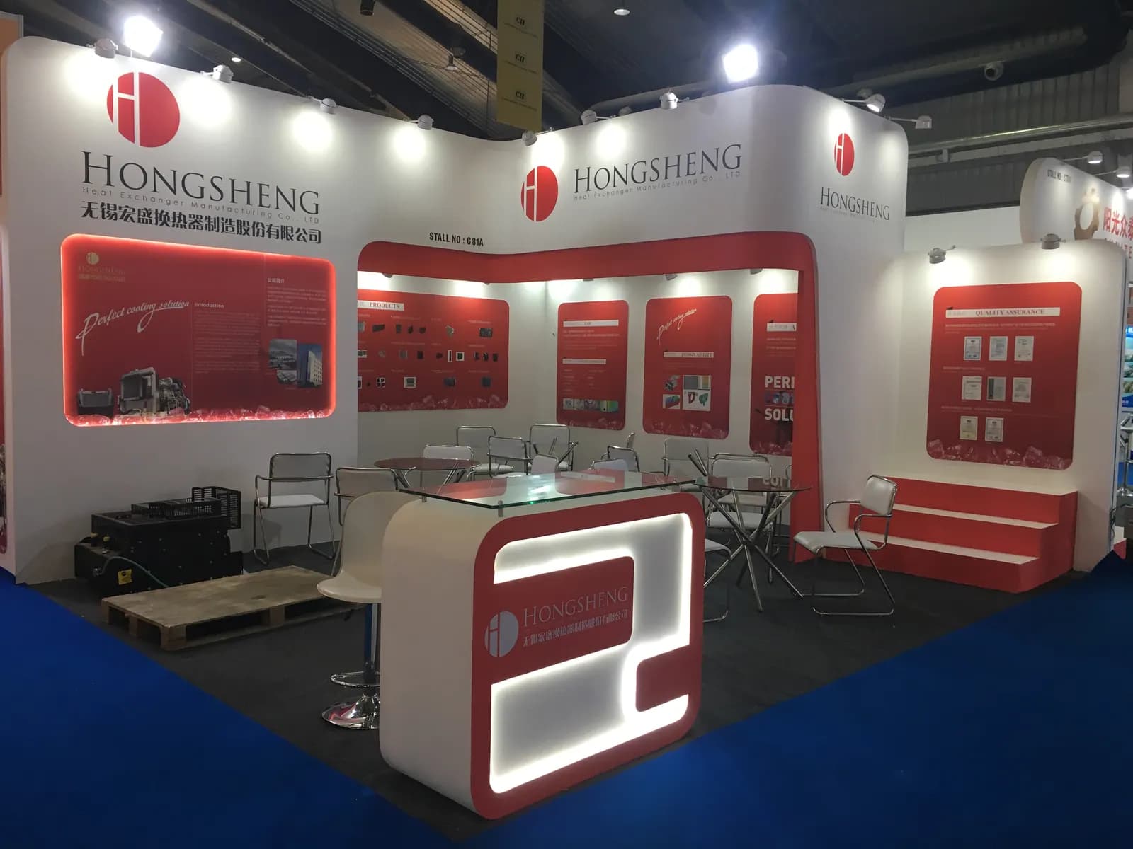 Hongseng @ Excon India — exhibition stand photo 1