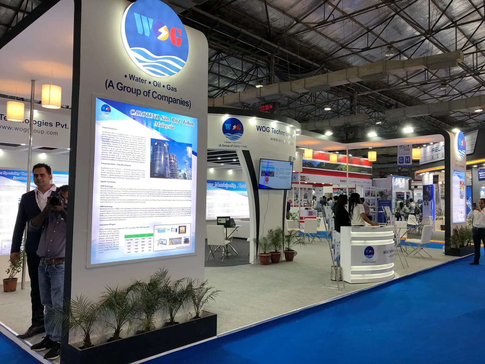 WOG @ IFAT India — exhibition stand photo 2