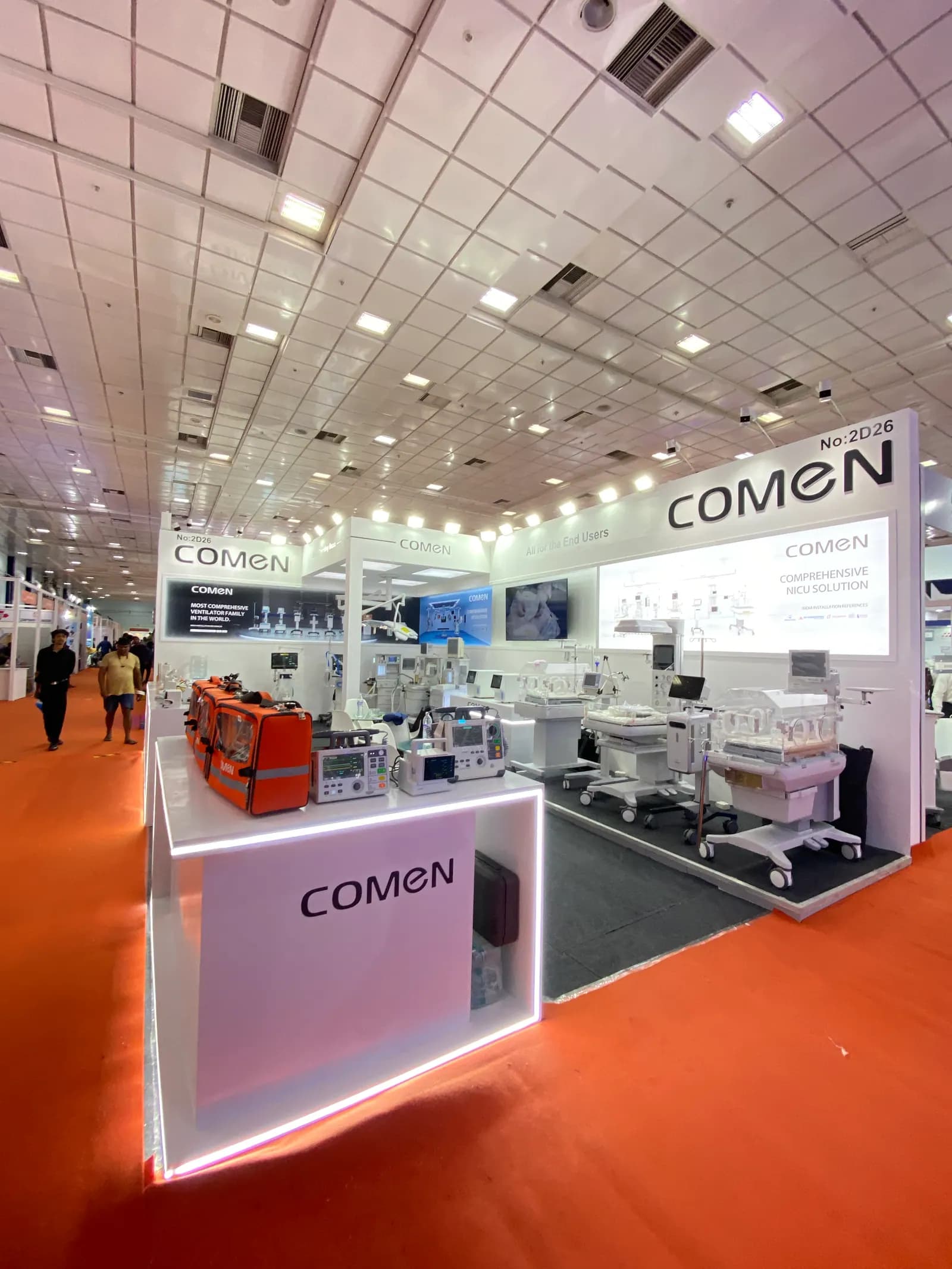 Comen Medical Chennai 72 sqm — exhibition stand photo 3