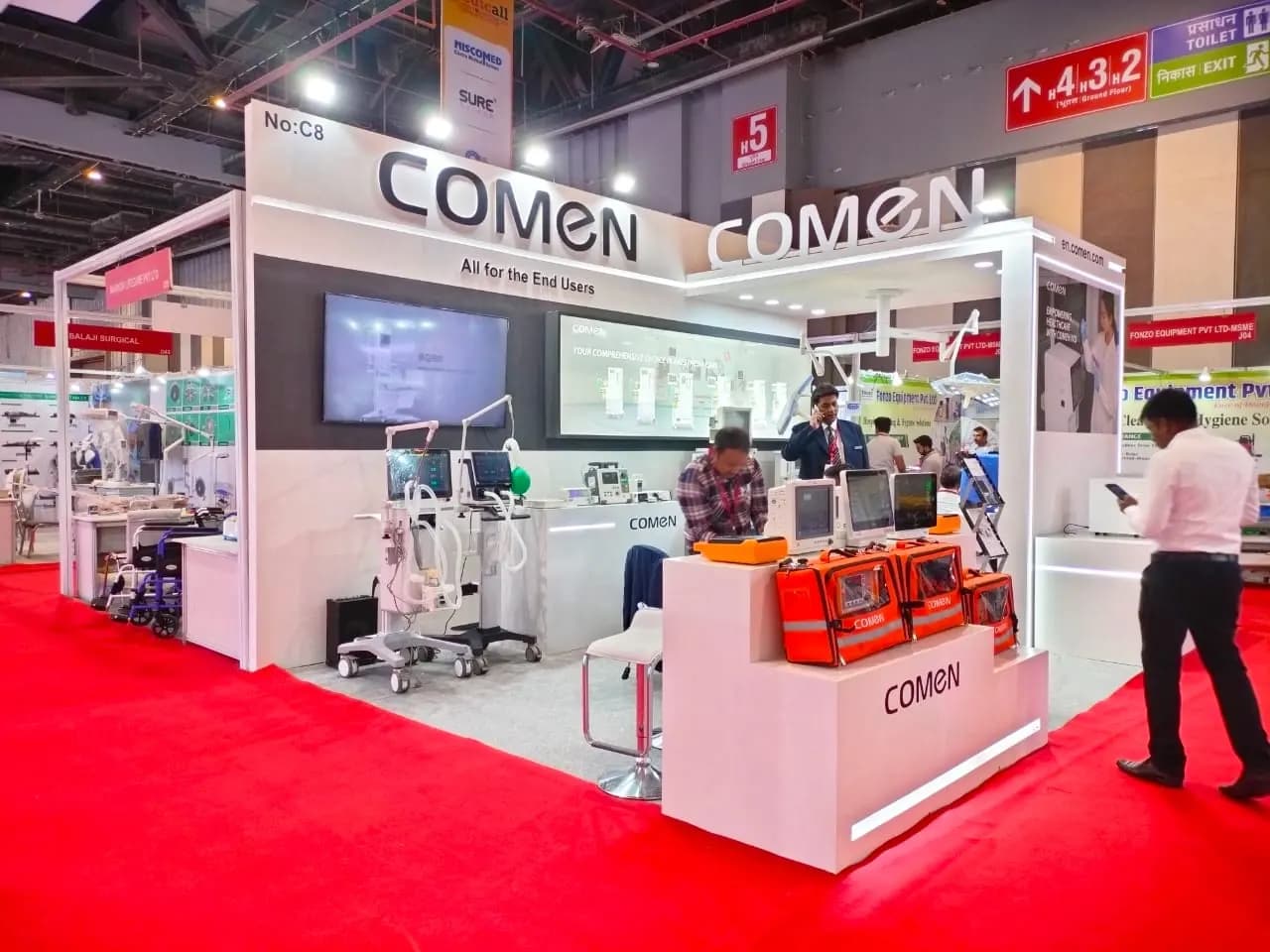 COMEN MEDICAL Delhi 2023 — exhibition stand photo 2