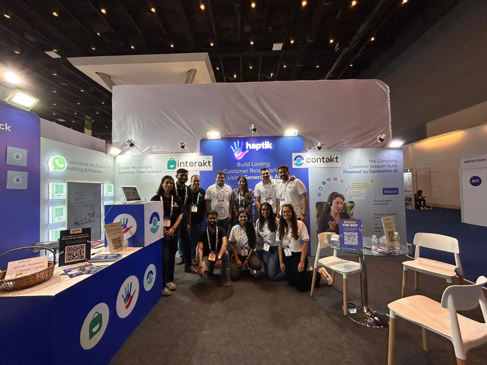 HAPTIK Stall Jio — exhibition stand photo 2