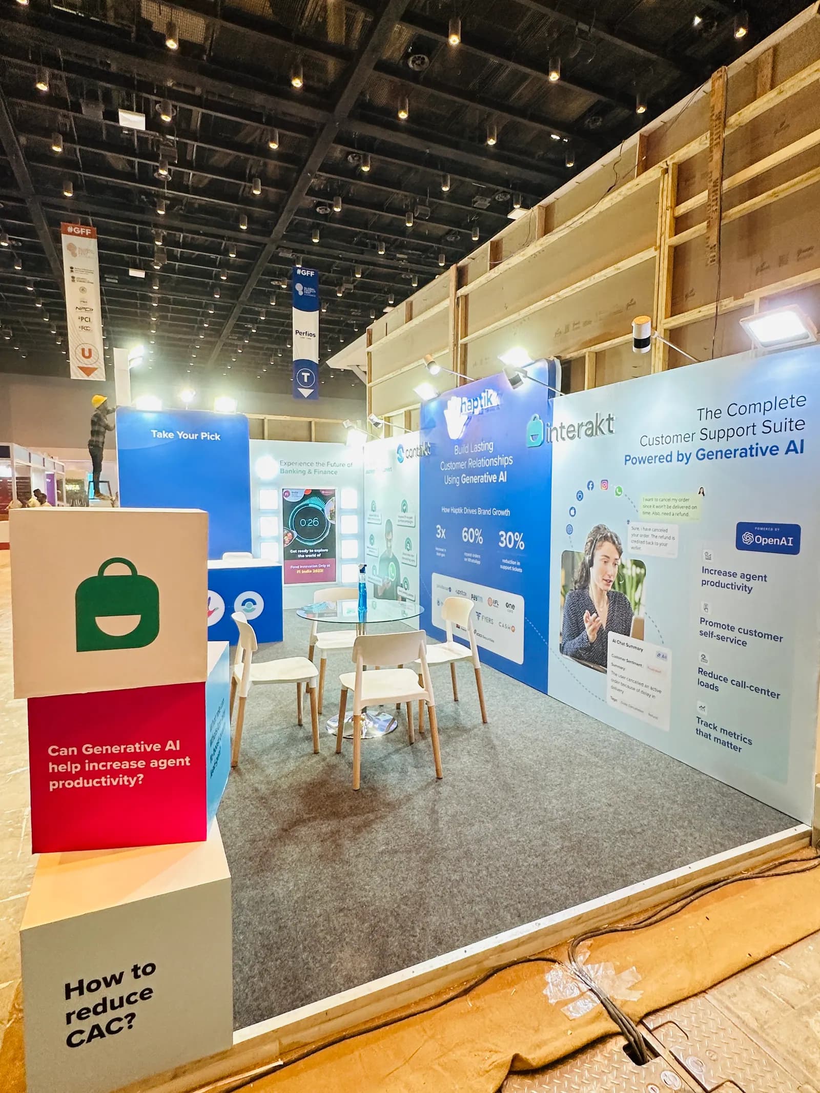 HAPTIK Stall Jio — exhibition stand photo 3