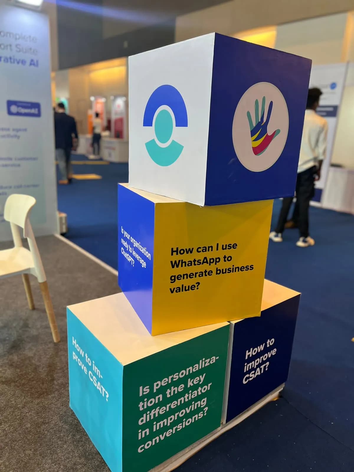 HAPTIK Stall Jio — exhibition stand photo 4