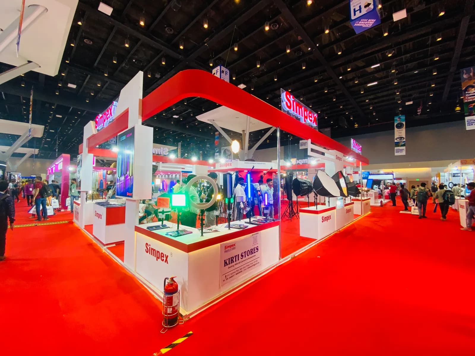 Simplex Stall PHOTO EXPO Jio 140 sqm — exhibition stand photo 1