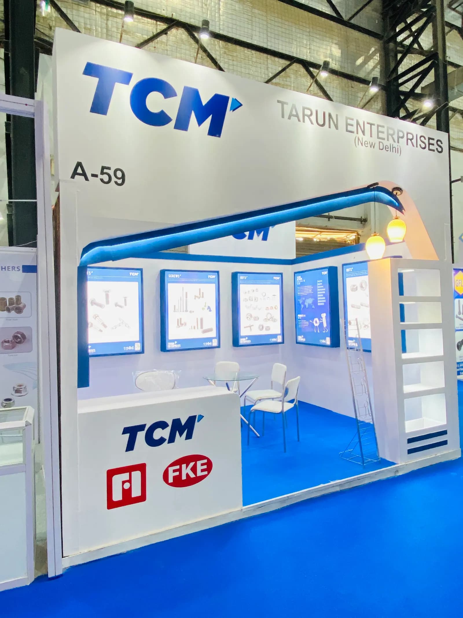 TCM Stall At Nesco 2023 — exhibition stand photo 1