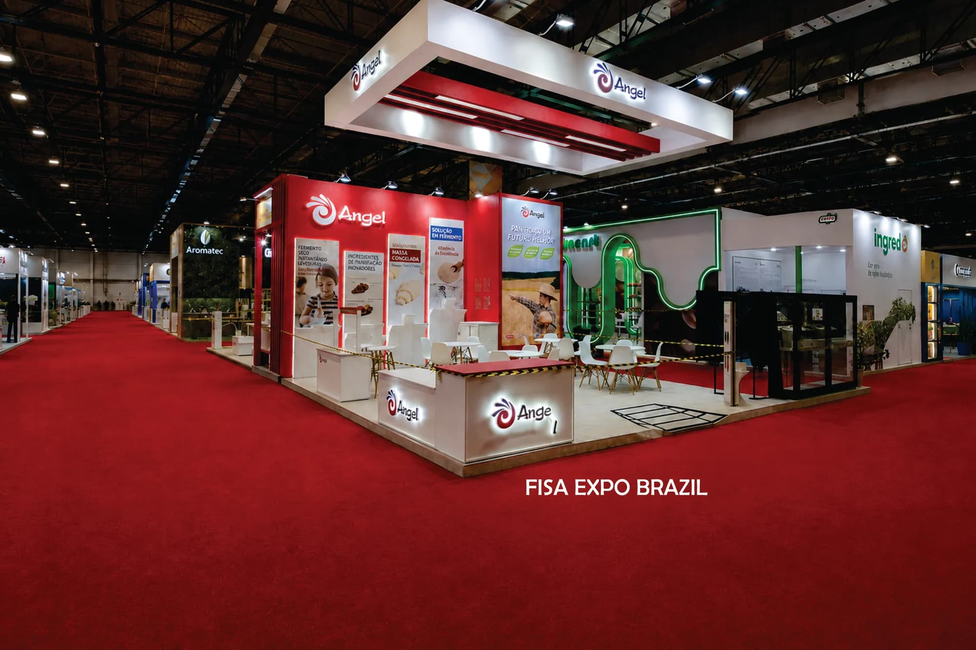 Completed turnkey exhibition stand